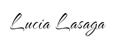 Lucía Lasaga signature